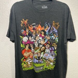 Disney villains Gray T-Shirt